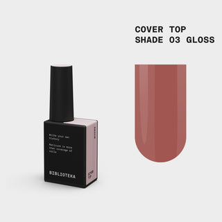Gloss Cover TOP № 03 Shade – Cool pink-beige, 10 ml