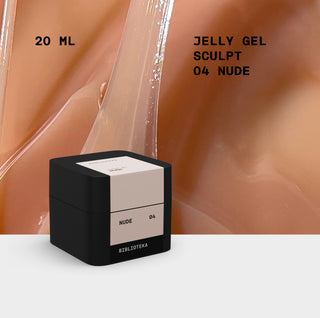BIBLIOTEKA SCULPT JELLY GEL № 04 NUDE – WARM BEIGE, 20 ML