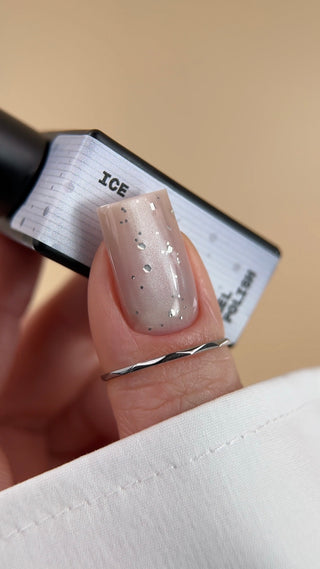 BIBLIOTEKA Gel Polish Cat Eye № 17 Ice – cool white, 10 ml
