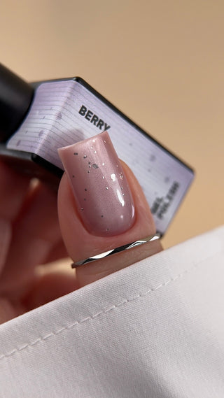 BIBLIOTEKA Gel Polish Cat Eye № 21 Berry – cool pink, 10 ml