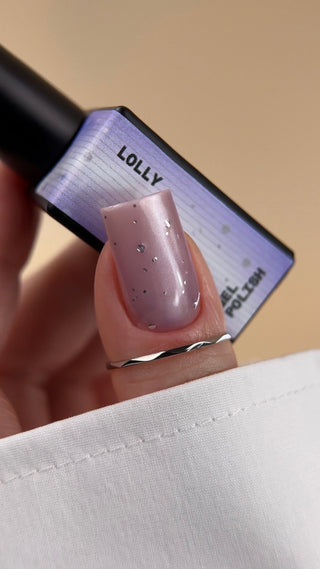 BIBLIOTEKA Gel Polish Cat Eye № 23 Lolly – light lilac, 10 ml