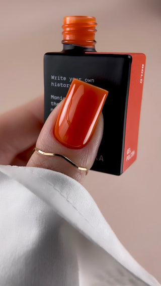 BIBLIOTEKA GEL POLISH № 30 BOLD – ORANGE, 10 ML