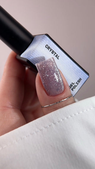 BIBLIOTEKA Cat Eye Gel Polish № 32 Crystal – Light Blue, 10 ml