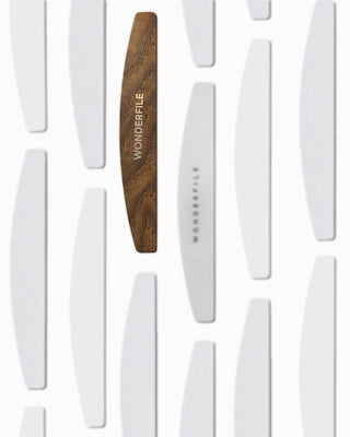 The wooden base CRESCENT