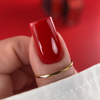BIBLIOTEKA GEL POLISH № 42 RUBY – DEEP CLASSIC RED, 10 ML