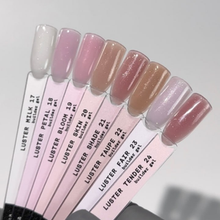 BIBLIOTEKA BUILDER GEL № 17 MILK LUSTER – MILKY WITH SHIMMER, 30 ML.