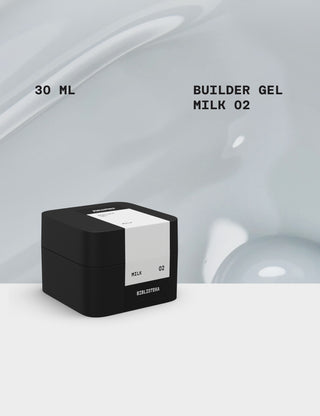 Builder gel № 02 Milk - Milky, 30 ml