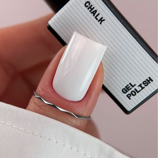 BIBLIOTEKA, Gel Polish № 52 Chalk – Light Gray, 10 ml