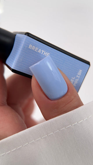 BIBLIOTEKA GEL POLISH № 72 BREATHE – GRAY-BLUE, 10 ML.