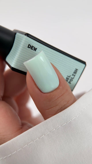 BIBLIOTEKA GEL POLISH № 76 DEW – COOL MINT, 10 ML.