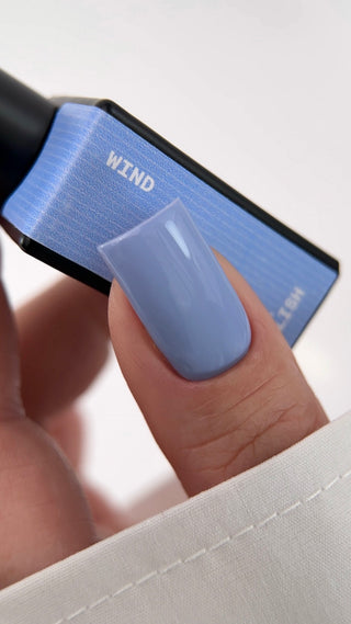 BIBLIOTEKA GEL POLISH № 71 WIND – BLUE-LIGHT BLUE, 10 ML.