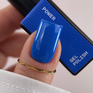 BIBLIOTEKA Gel Polish № 64 Power – Electric Blue, 10 ml