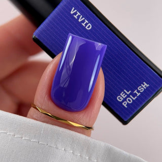 BIBLIOTEKA Gel Polish № 65 Vivid – a vibrant neon purple, 10 ml