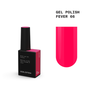 BIBLIOTEKA Gel Polish № 66 Fever – Deep Fuchsia, 10 ml
