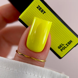 BIBLIOTEKA Gel Polish № 69 Zest – soft neon yellow, 10 ml