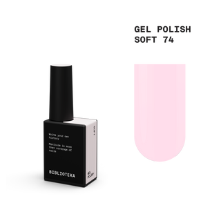BIBLIOTEKA GEL POLISH № 74 SOFT – MILKY POWDER, 10 ML.