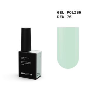 BIBLIOTEKA GEL POLISH № 76 DEW – COOL MINT, 10 ML.