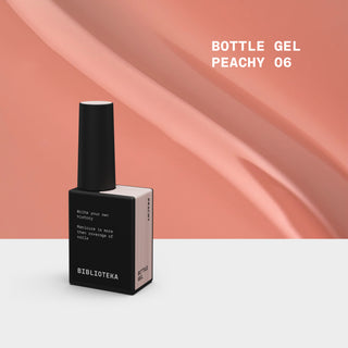 BIBLIOTEKA Bottle Gel № 06 Peachy – peach-scented gel, 10 ml.