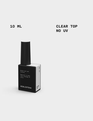 Clear top no uv 10 ml