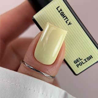 BIBLIOTEKA Gel Polish № 57 Lightly – Light Yellow (Butter Yellow), 10 ml