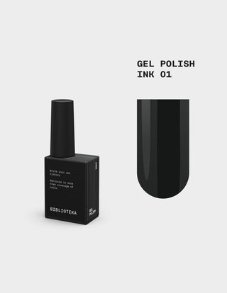 Gel Polish № 01 Ink – Black, 10 ml