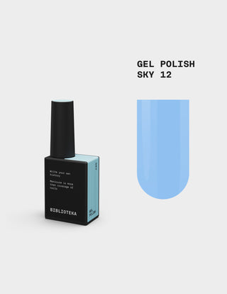 Gel Polish № 12 Sky – Blue, 10 ml