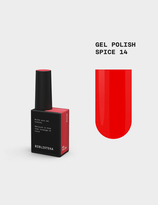 Gel Polish № 14 Spice – Red, 10 ml