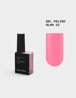Gel Polish № 15 Glam – Pink, 10 ml