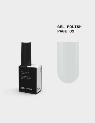 Gel Polish № 02 Page – White, 10 ml